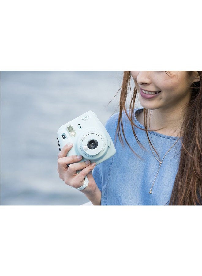 Instax Fujifilm Mini 9 Instant Film Camera, Smoky White, 16550679 - Image 5